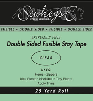 Fusible Double Sided Stay Tape (SewKeysE)