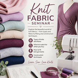Register:  Knits 101 (Online Seminar)