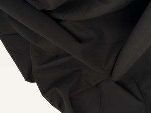 Lyocell Cotton - Black (Stretch Woven)