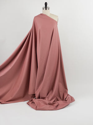 Brushed Cotton Sateen - Blush (Stretch Woven)