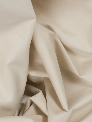 Brushed Cotton Sateen - Vanilla (Stretch Woven)