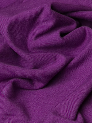 Bamboo Cotton French Terry - Boysenberry