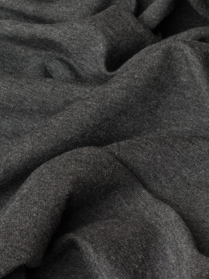 Bamboo Cotton French Terry - Charcoal Mix