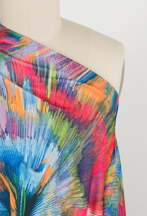 Kimono Crepe Print Knit - Multi