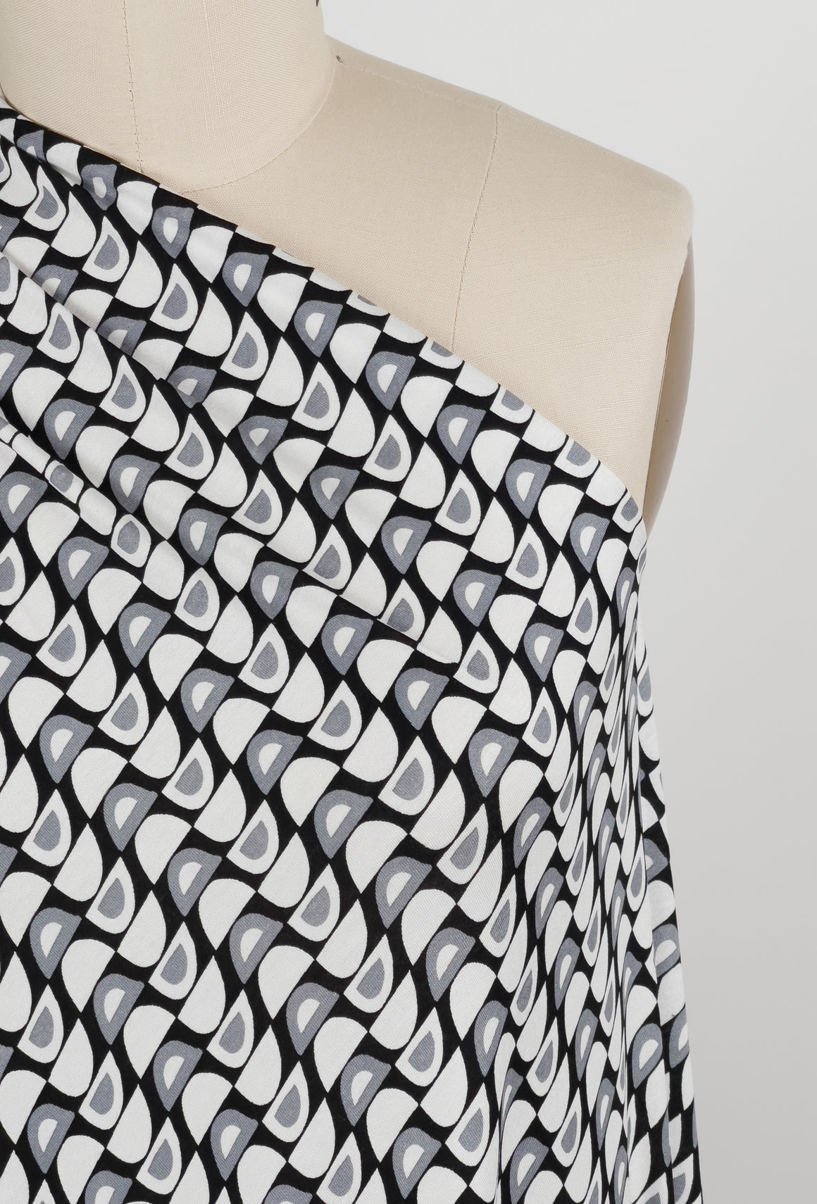 Dakota Knit Print - Black/White/Grey