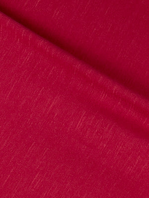 Organic Slub Cotton Jersey - Ruby Red