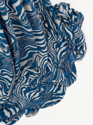 Dakota Knit Print - Ocean Blue