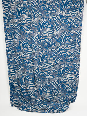 Dakota Knit Print - Ocean Blue