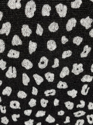 Poly Sweater Knit - Animal print