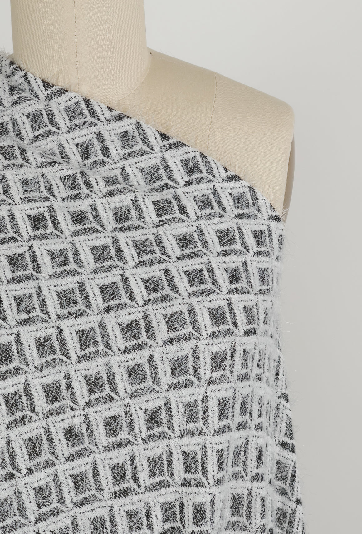 Eyelash Sweater Knit - Diamond print
